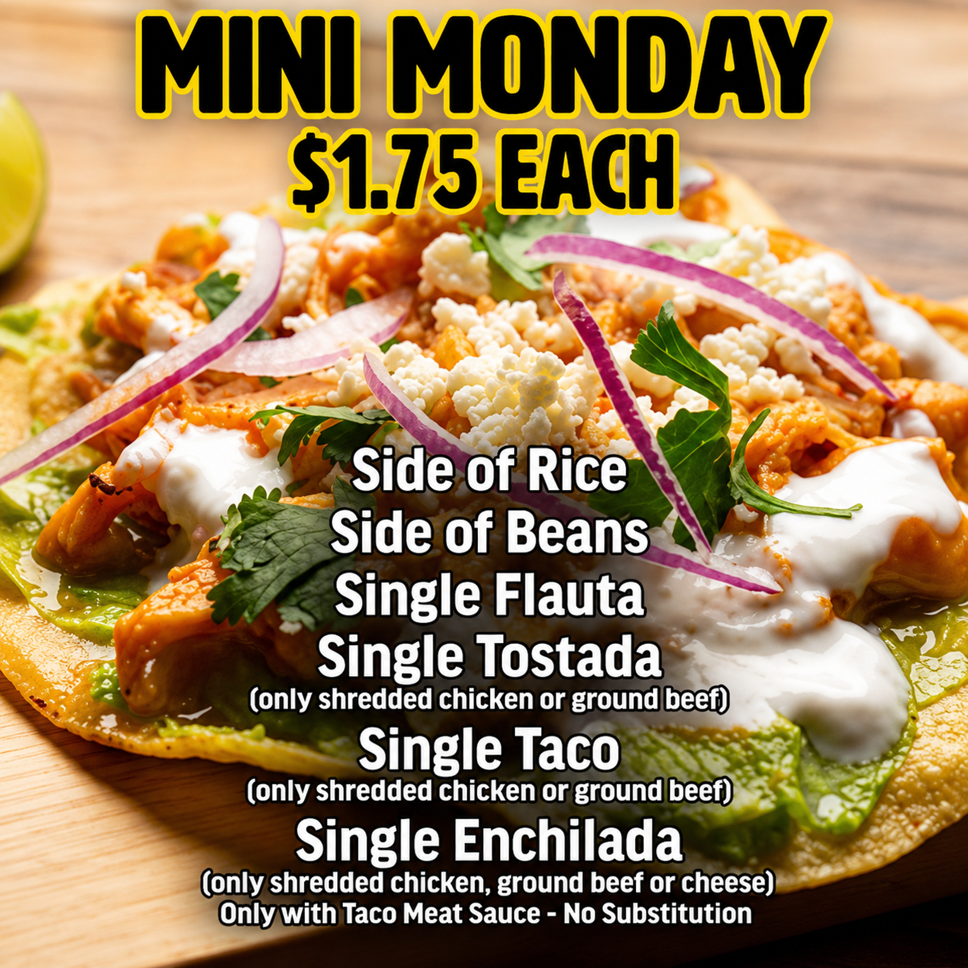 🌮 Mini Menu Monday