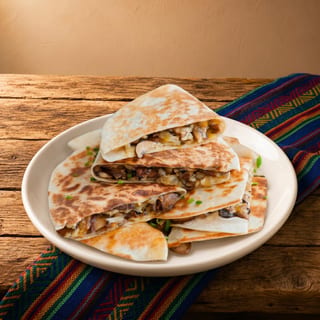 Bacon and Mushroom Quesadilla